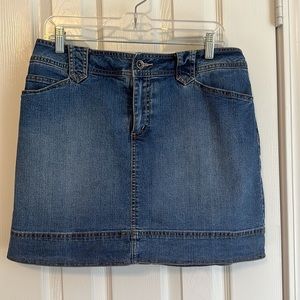 Cotton ‘Jean’ Mini Skort